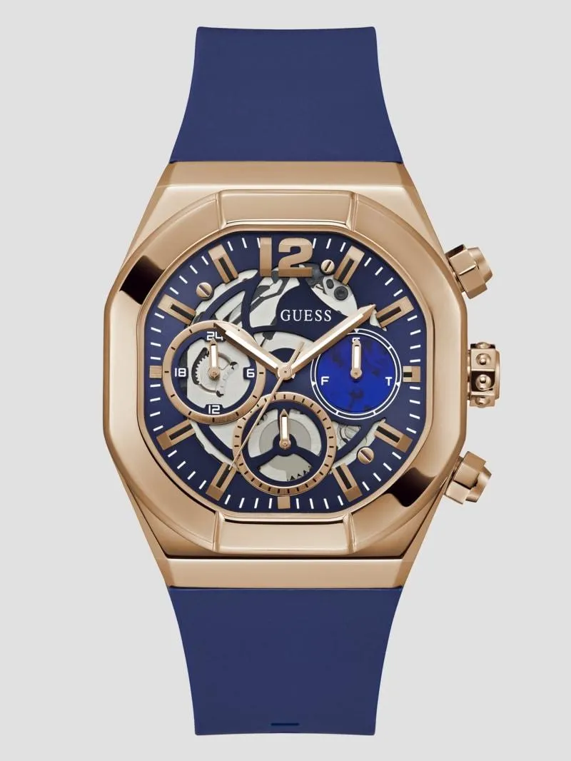 Rose Gold-Tone Chronograph Watch