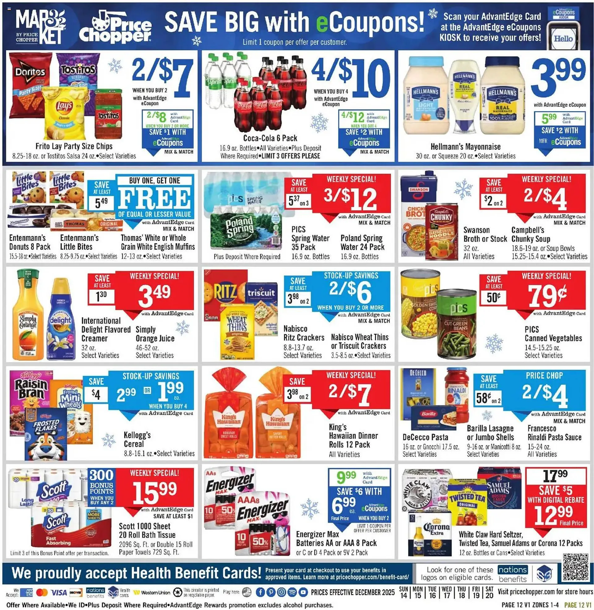 Weekly ad Price Chopper weekly ad from December 14 to December 20 2025 - Page 12