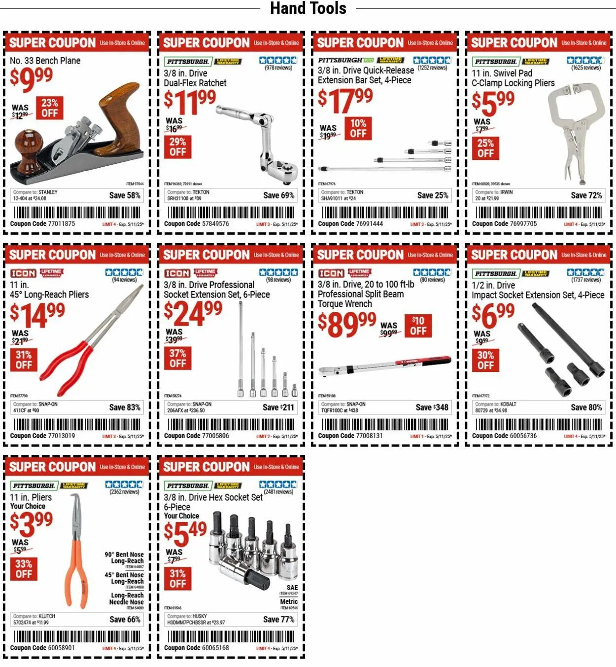 Catálogo de Harbor Freight Current weekly ad 5 de mayo al 14 de mayo 2025 - Página 4