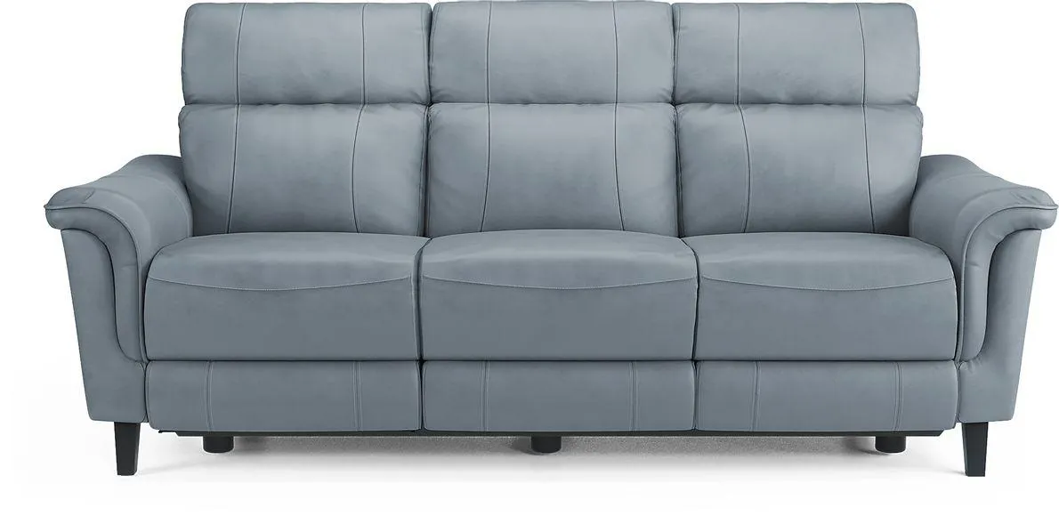 Avezzano Leather Dual Power Reclining Sofa