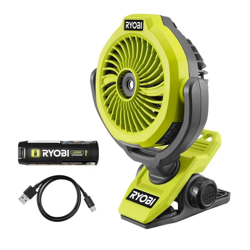 USB Lithium Misting Fan Kit