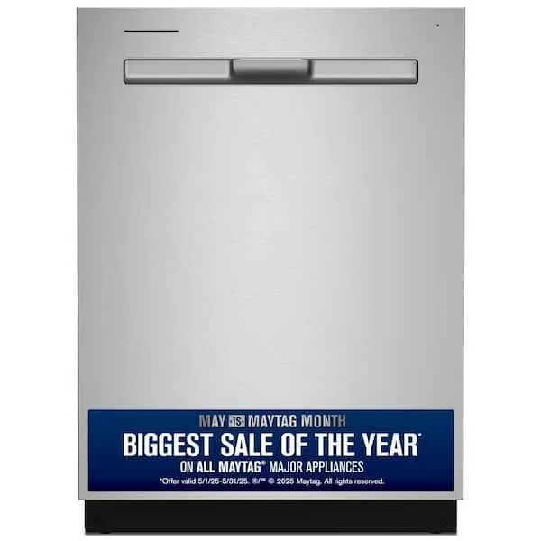 24 in. Fingerprint Resistant Stainless Steel Top Control Built-in Tall Tub Dishwasher with Dual Power Filtration, 47 dBA