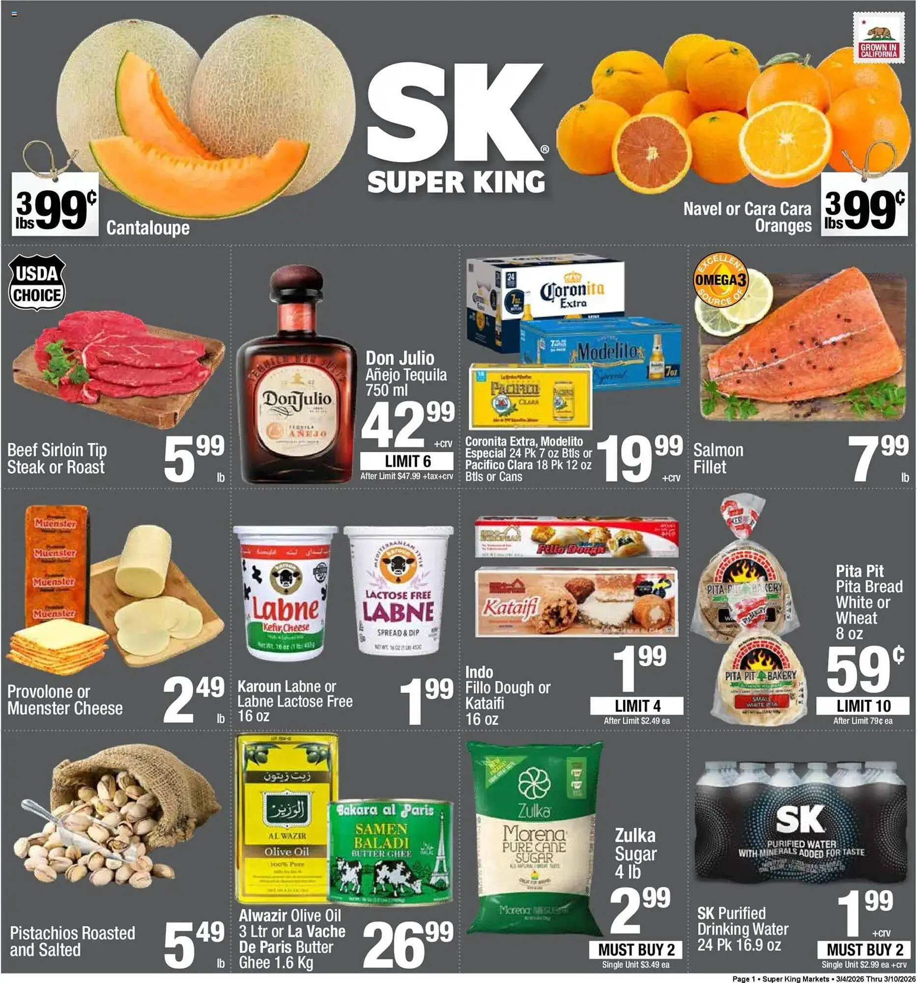 Weekly ad Super King Markets weekly ad from March 4 to March 10 2026 - Page 1