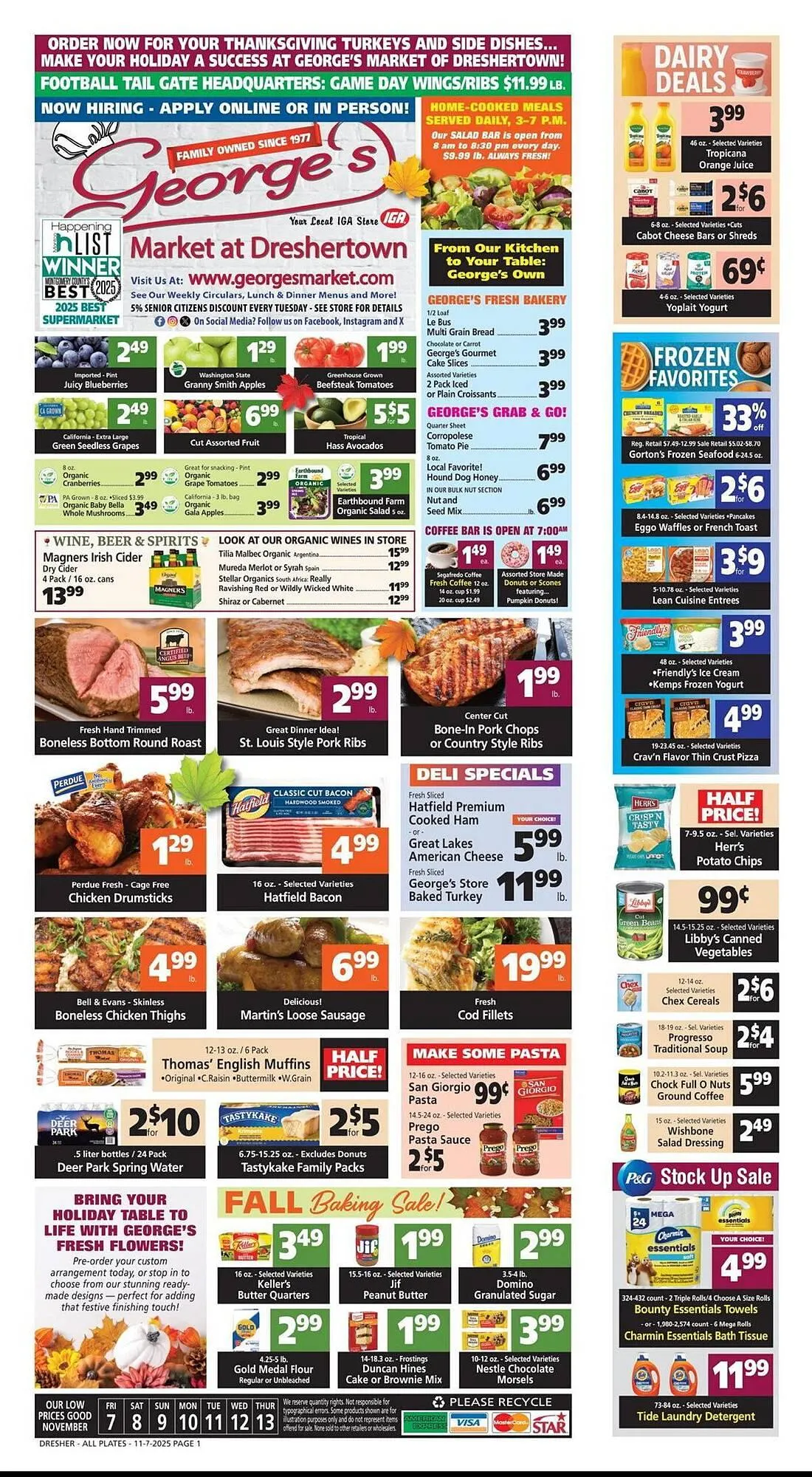 Weekly ad George's Market weekly ad from November 7 to November 13 2025 - Page 1
