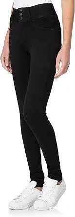 WallFlower Women's Sassy Skinny High-Rise Insta Soft Juniors Jeans (Standard and Plus)