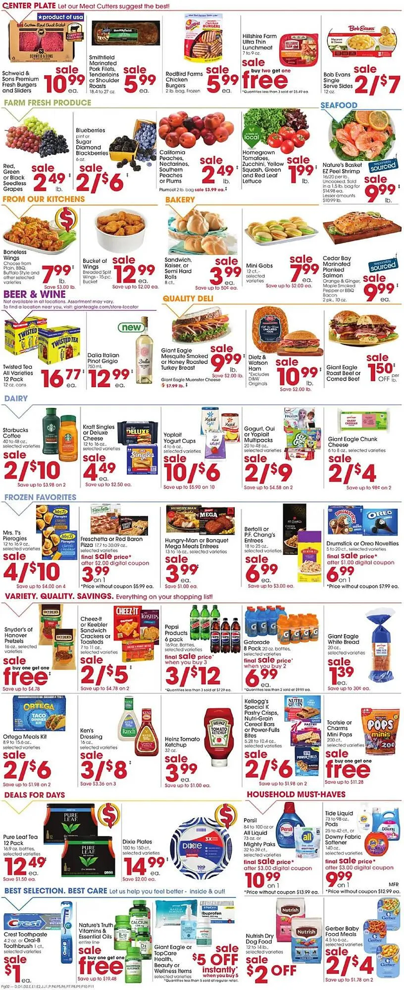 Weekly ad Giant Eagle Weekly Ad from July 17 to July 23 2025 - Page 2