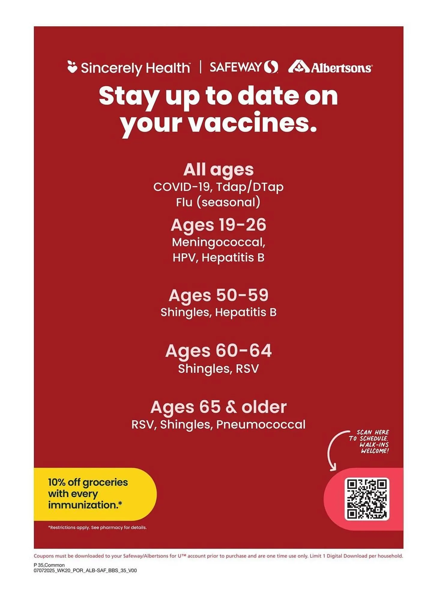 Weekly ad Albertsons Weekly Ad from July 7 to August 3 2025 - Page 35