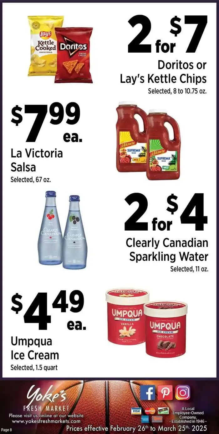 Weekly ad Yoke's Fresh Market Monthly Savings Guide from February 26 to March 25 2025 - Page 8