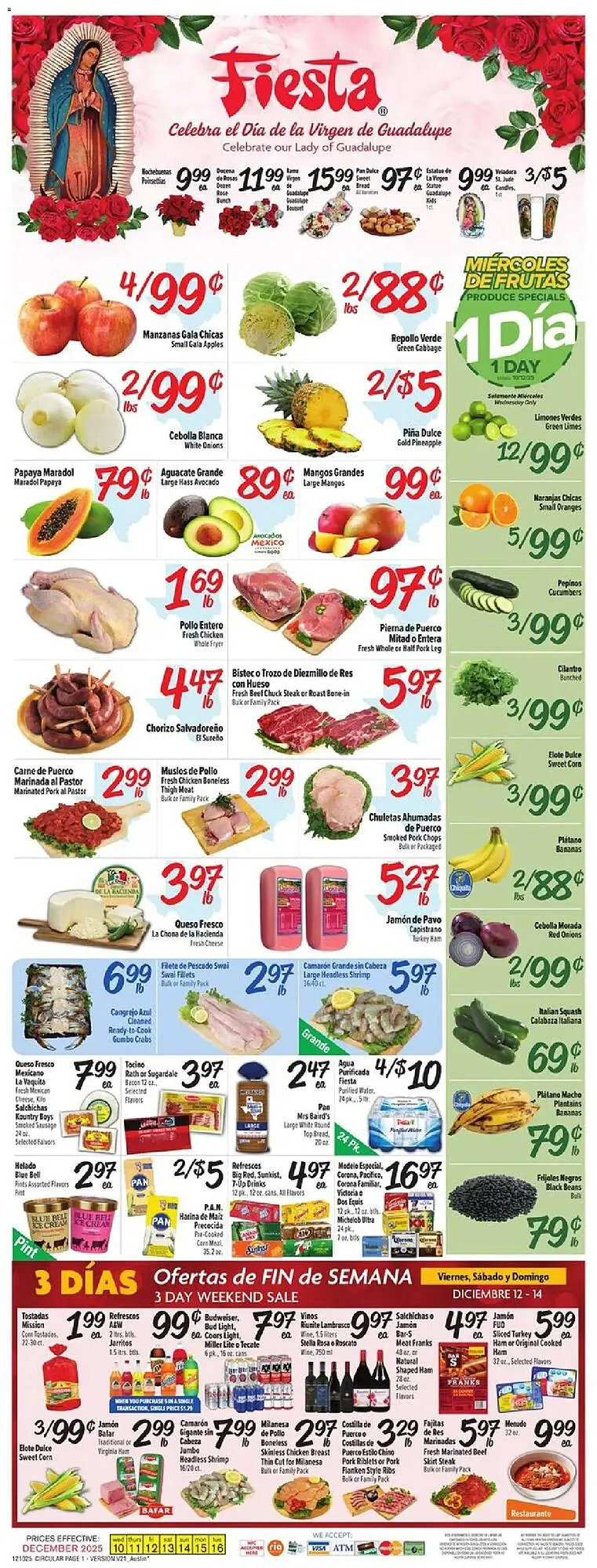 Weekly ad Fiesta Mart weekly ad from December 10 to December 16 2025 - Page 1