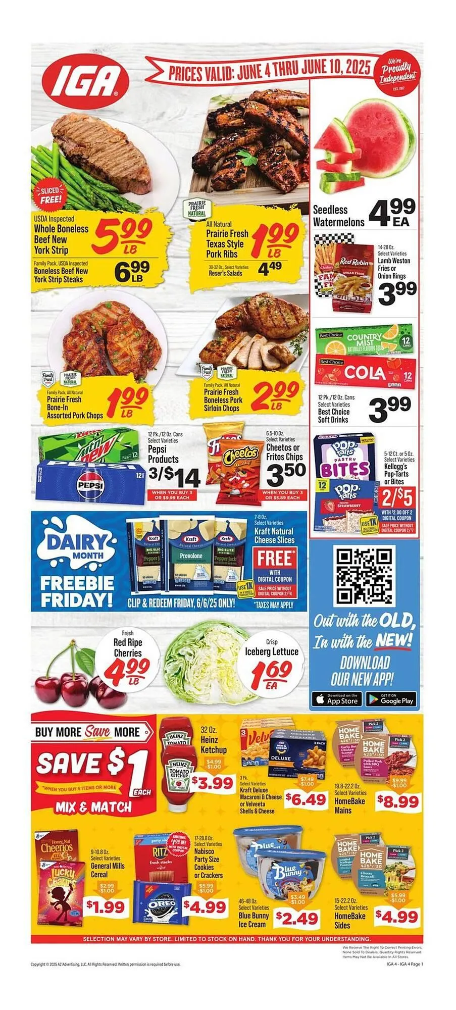 Weekly ad IGA Weekly Ad from June 4 to June 10 2025 - Page 1