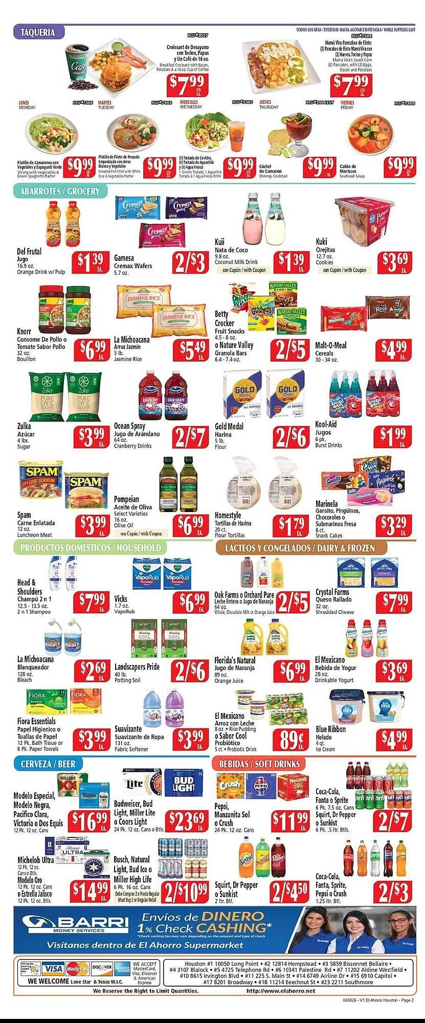 Weekly ad El Ahorro weekly ad from April 8 to April 14 2026 - Page 2