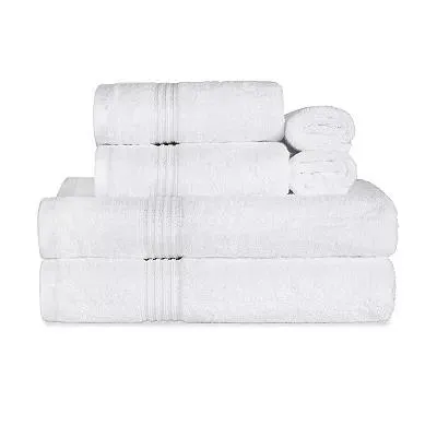 SUPERIOR 6-piece Egyptian Cotton Bath Towel Set