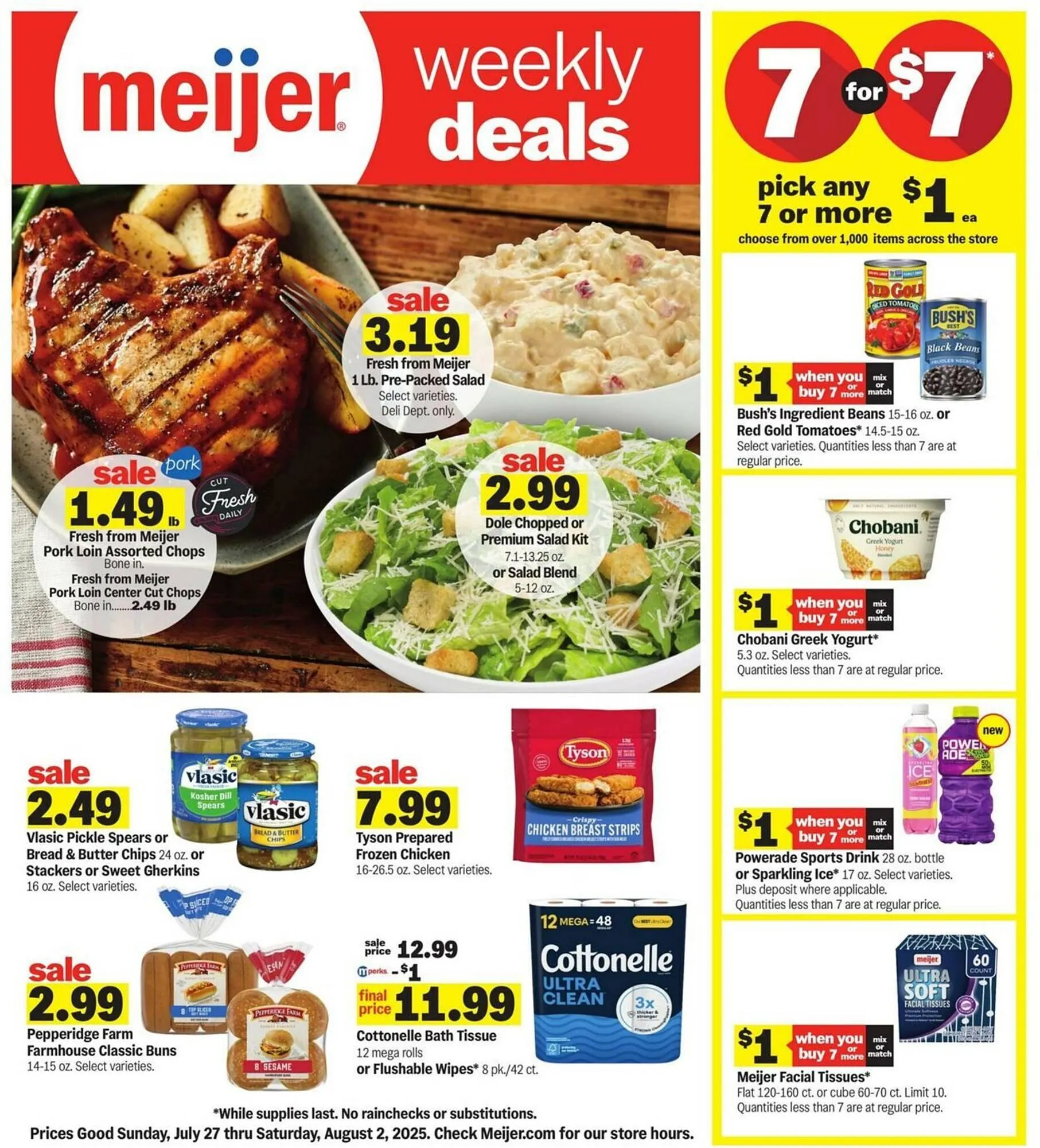 Weekly ad Meijer Weekly Ad from July 27 to August 9 2025 - Page 1