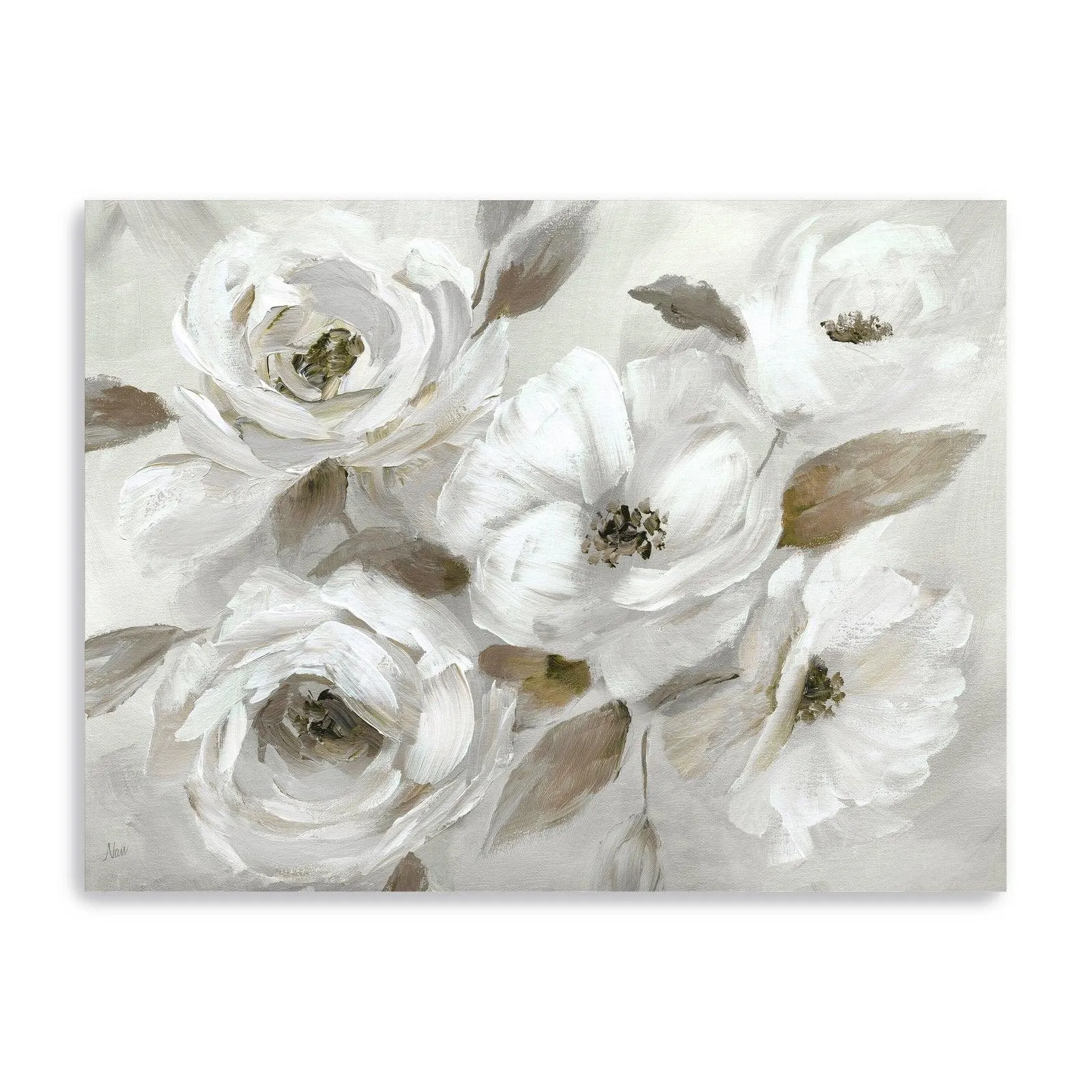 Winter White Canvas Giclee Wall Art