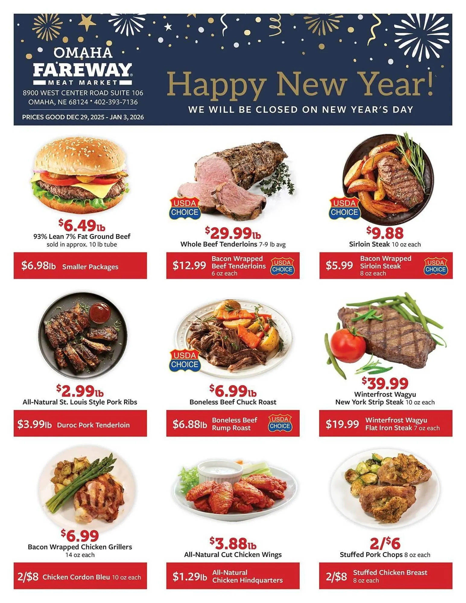 Weekly ad Fareway weekly ad from December 29 to January 3 2026 - Page 1