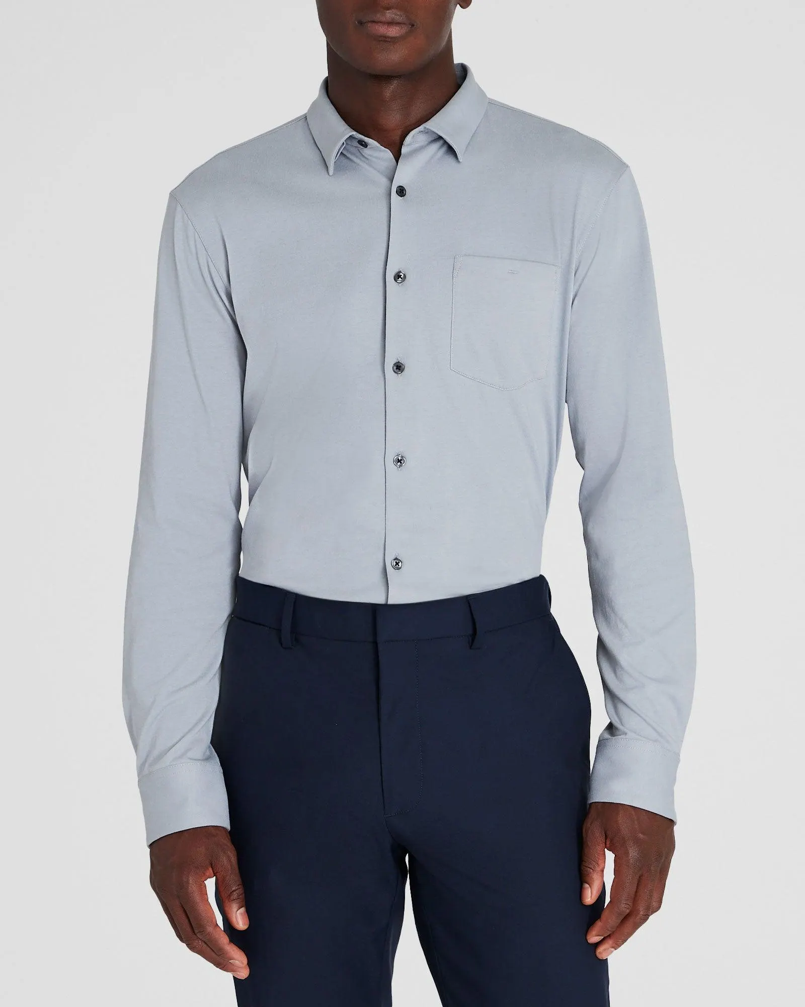 Long-Sleeve Knit Shirt