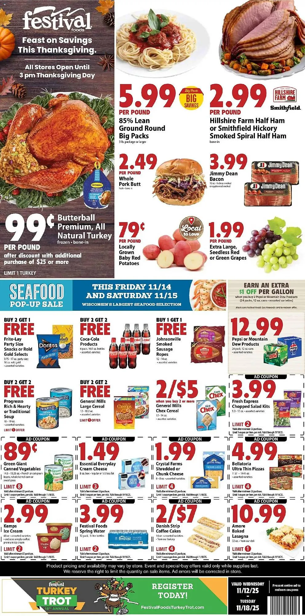 Weekly ad Festival Foods weekly ad from November 14 to November 15 2025 - Page 1