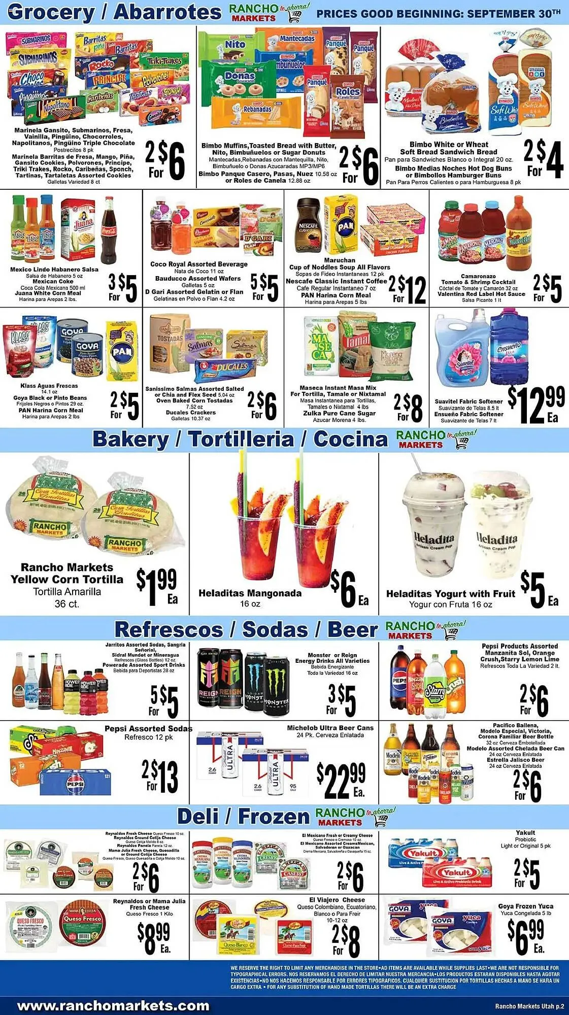 Weekly ad Rancho Markets weekly ad from September 30 to October 6 2025 - Page 2