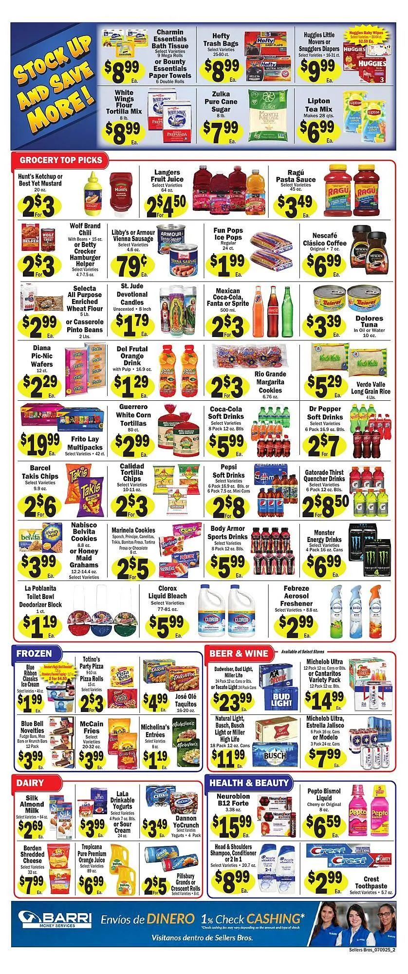 Weekly ad Sellers Bros Weekly Ad from July 9 to July 15 2025 - Page 2