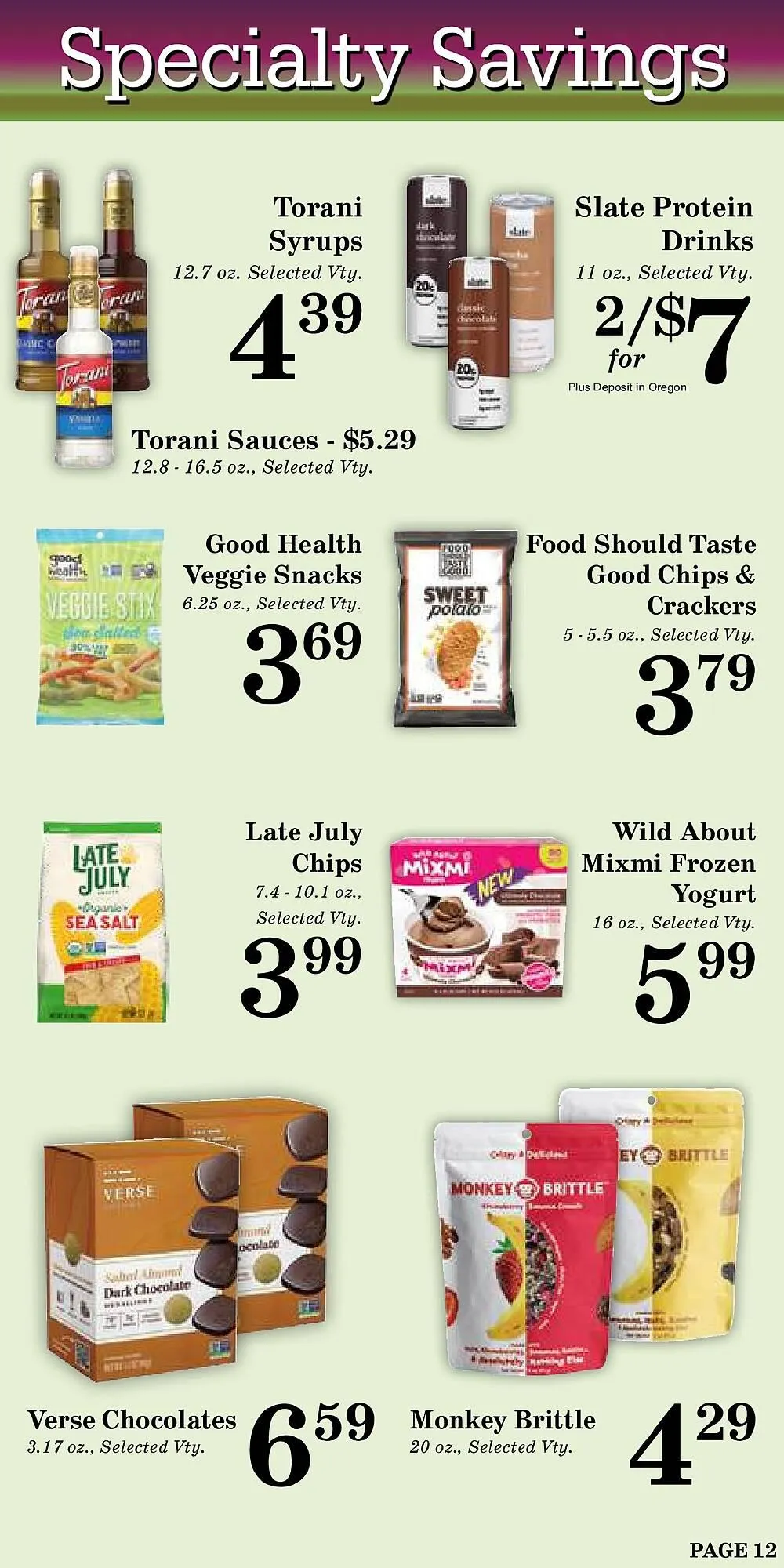 Weekly promotion Harvest Foods weekly ad spanning from September 3 to September 30 2025 - Page 13 for Catalogue 365
