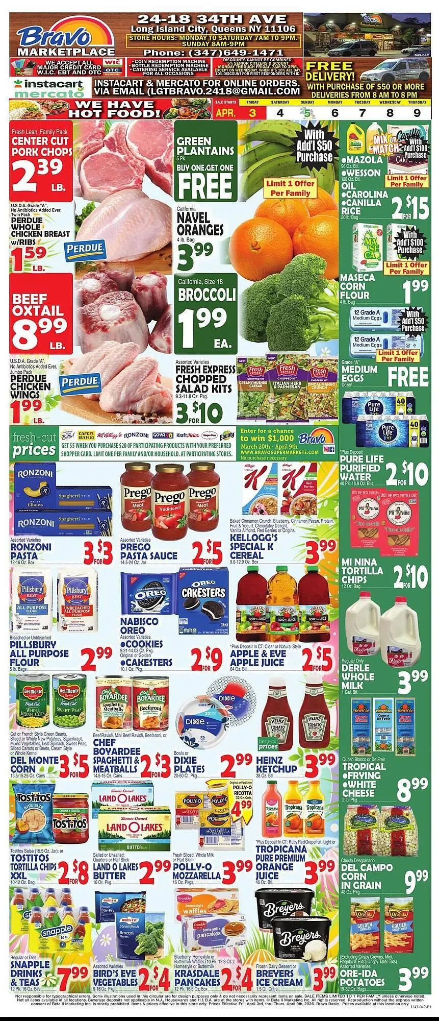 Weekly ad Bravo Supermarkets weekly ad from April 3 to April 9 2026 - Page 1