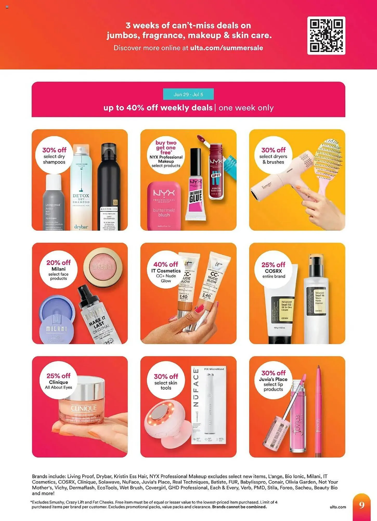 Weekly ad Ulta Beauty Weekly Ad from June 29 to July 19 2025 - Page 9
