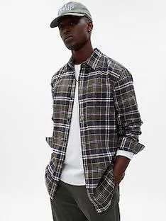 Organic Cotton Midweight Flannel Shirt