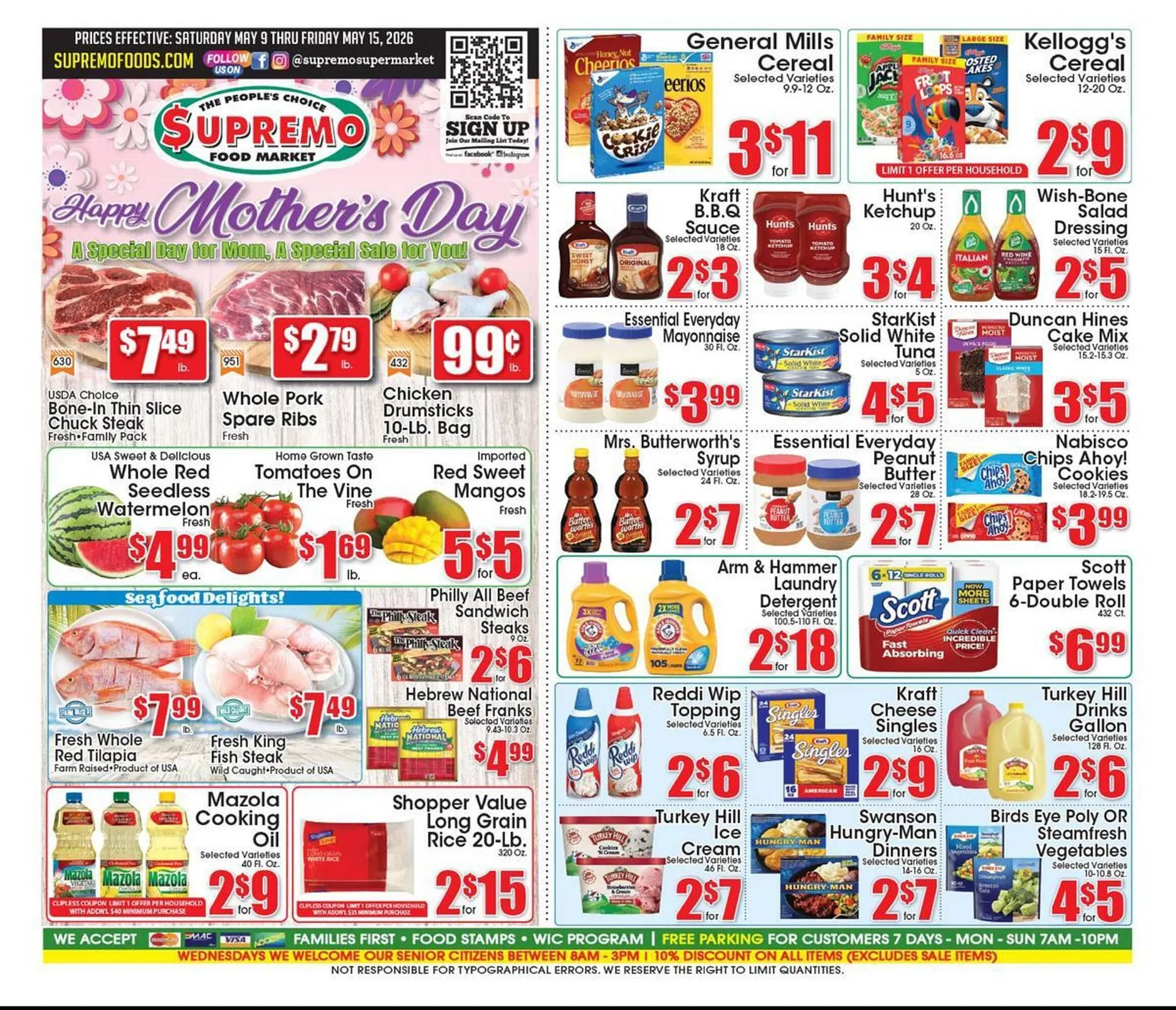 Weekly ad Supremo Foods Inc weekly ad from May 9 to May 15 2026 - Page 1