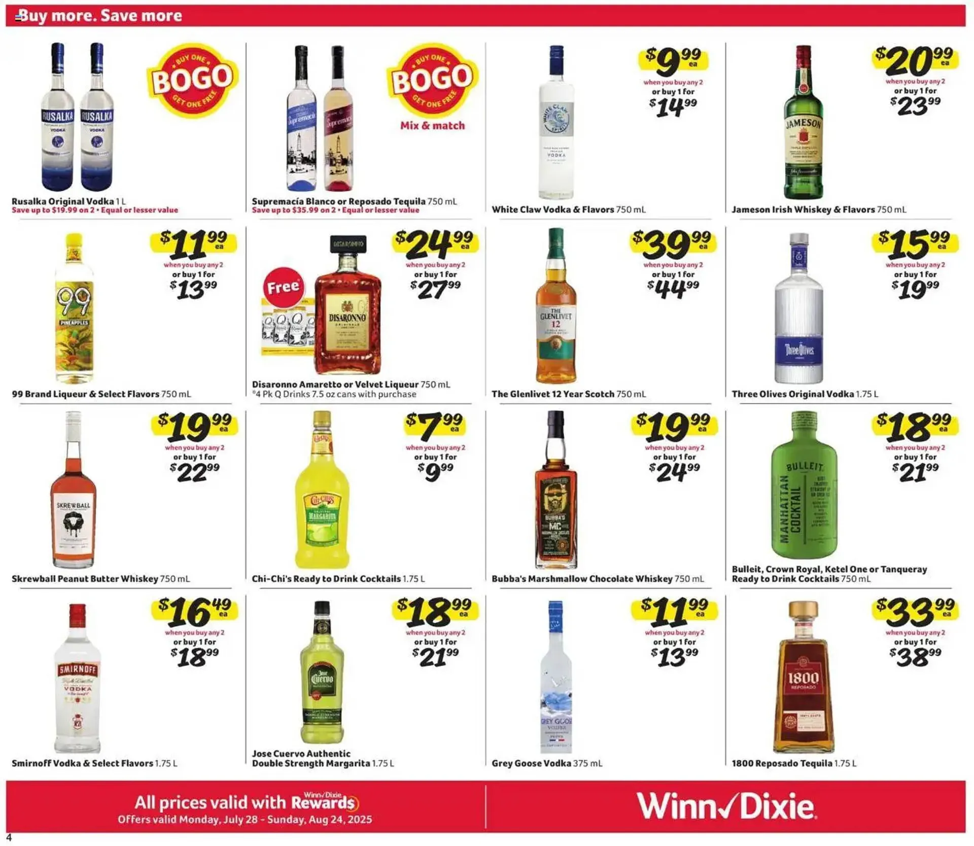 Weekly ad Winn Dixie Weekly Ad from July 28 to August 25 2025 - Page 4