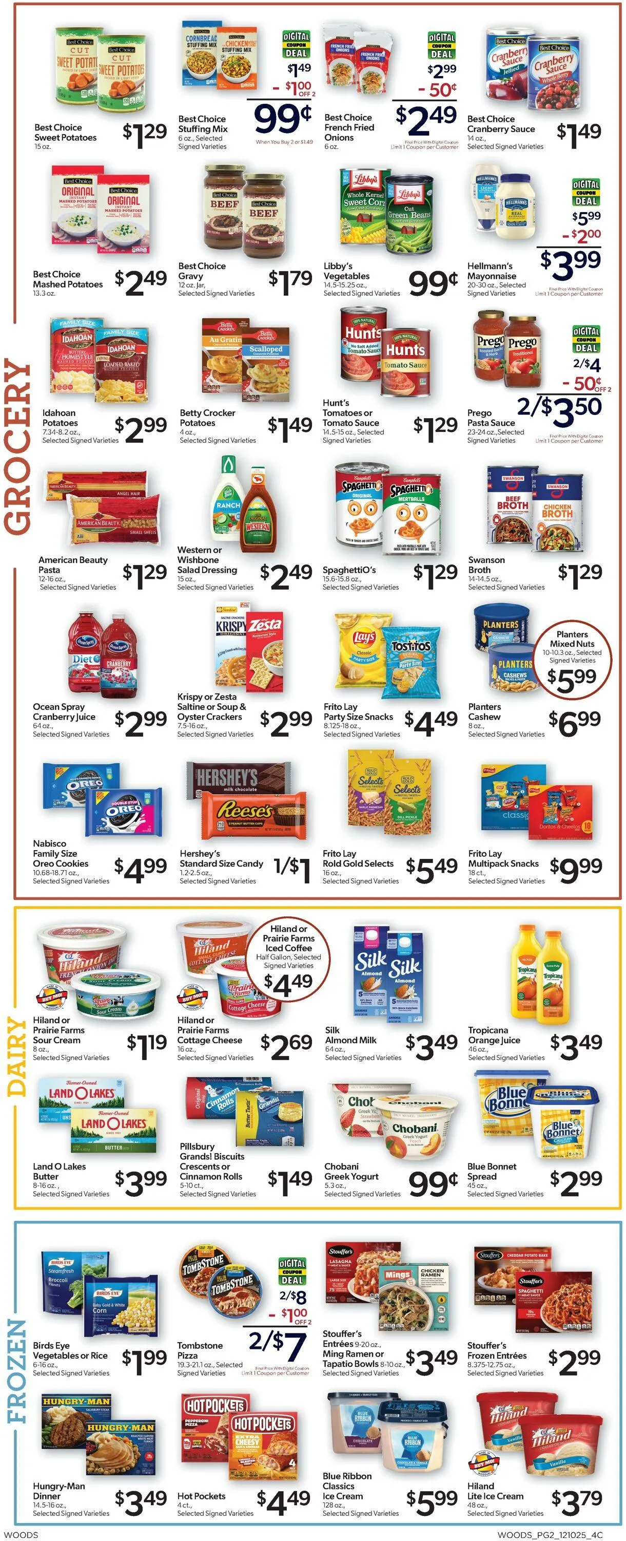 Weekly ad Woods Supermarket from December 10 to December 16 2025 - Page 2