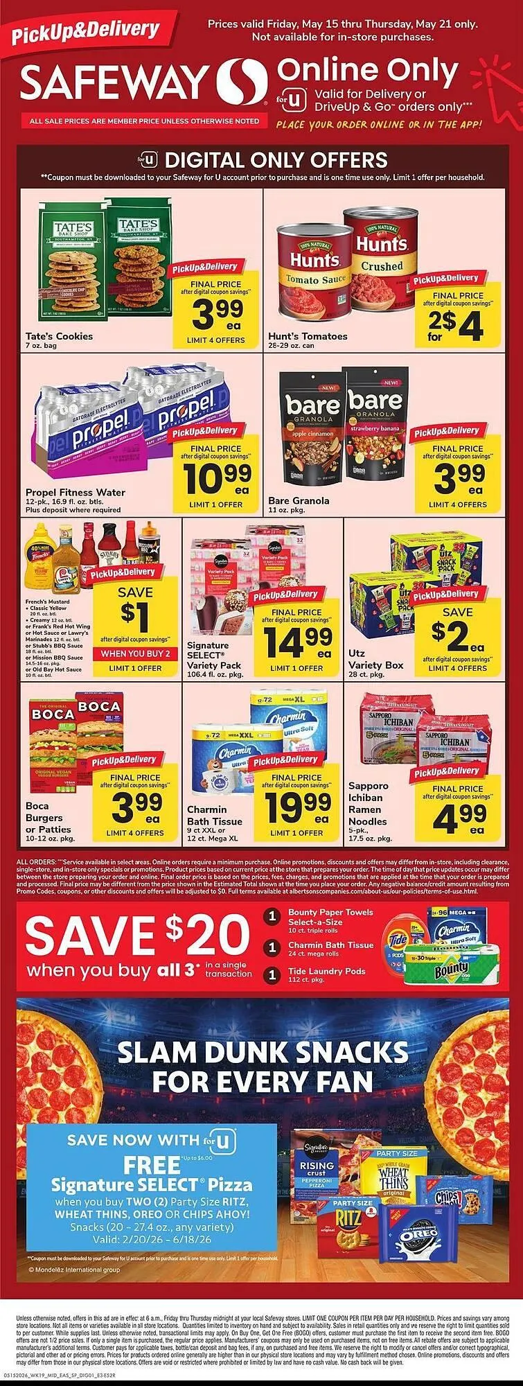 Weekly ad Safeway weekly ad from May 15 to May 21 2026 - Page 1