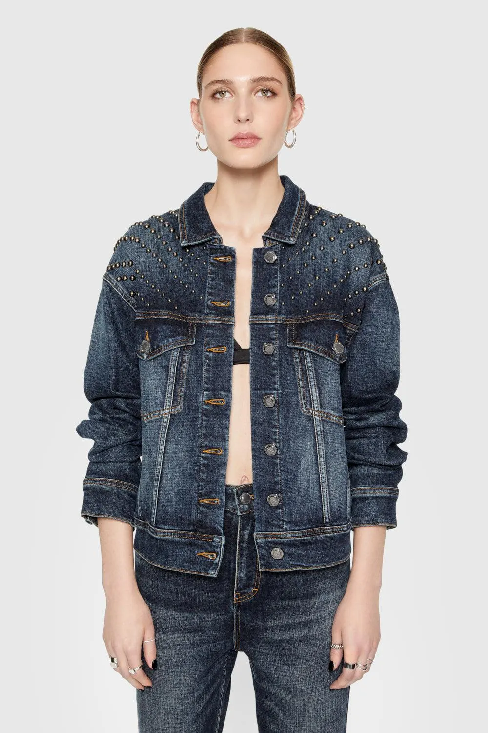 Ozzy Studded Denim Jacket