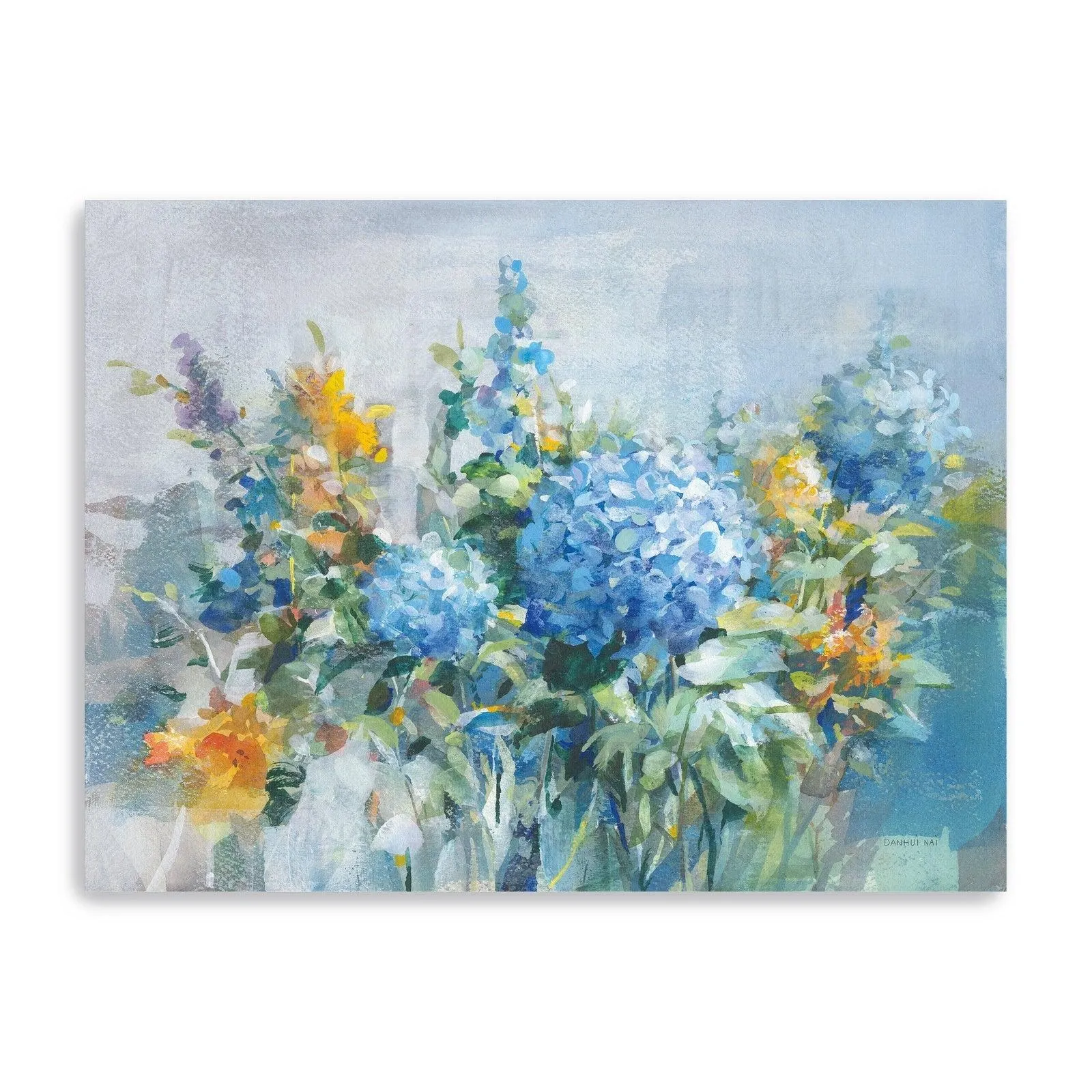 August Garden Canvas Giclee Wall Art