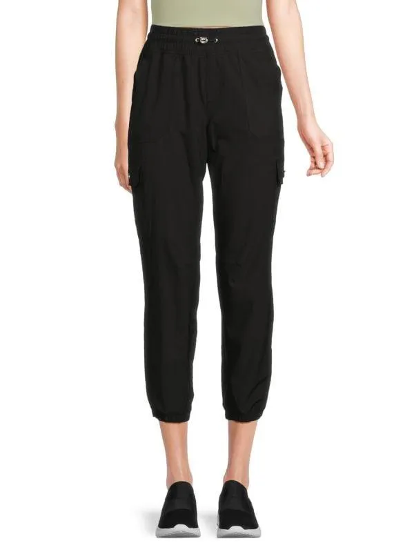 Smocked Waist Cropped Joggers