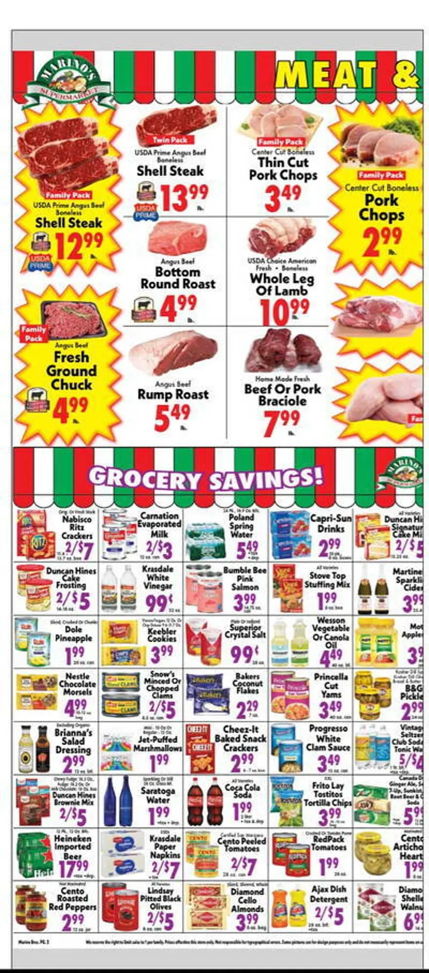 Weekly ad Marino's Supermarket Weekly Ad from April 11 to April 17 2025 - Page 2