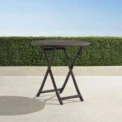 Café Bar Table in Wicker