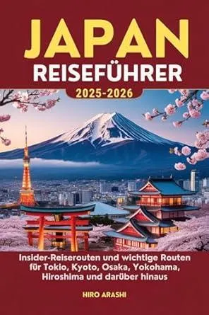 JAPAN REISEFÜHRER 2025–2026: Insider-Reiserouten und wichtige Routen für Tokio, Kyoto, Osaka, Yokohama, Hiroshima und darüber hinaus (German Edition)