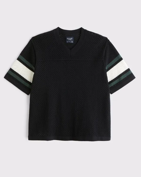 Football Jersey-Inspired Sweater