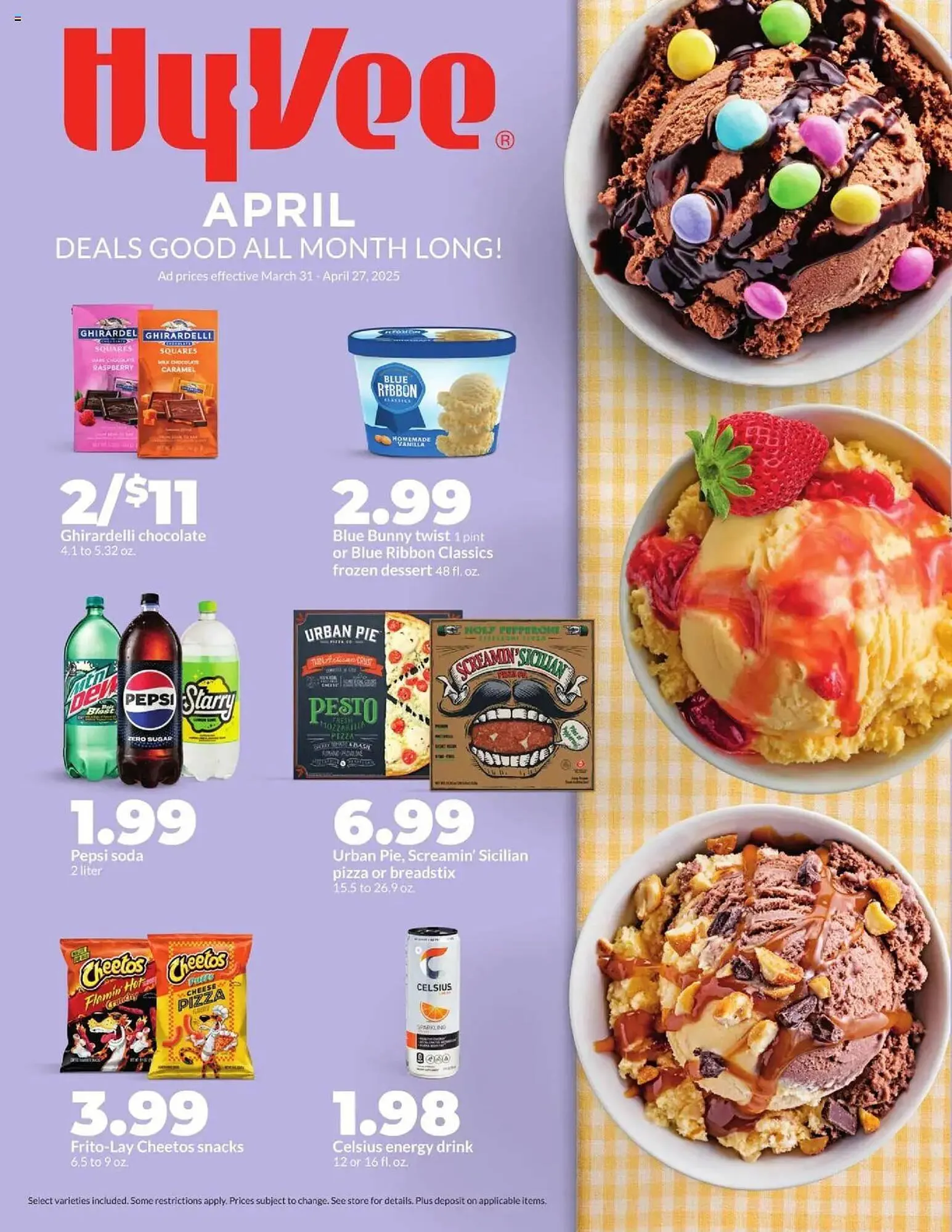 Weekly ad Hy-Vee Weekly Ad from March 31 to April 30 2025 - Page 1