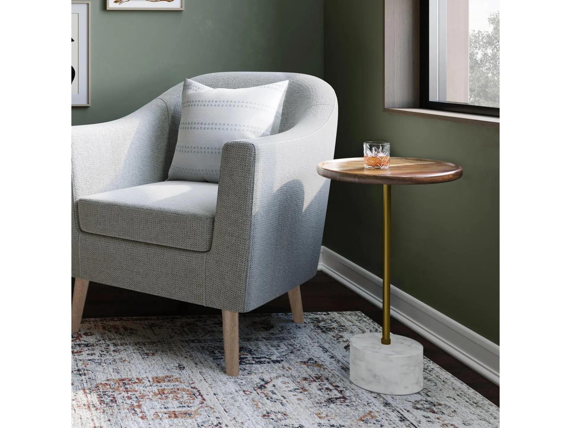 Simpli Home Becker Side Table