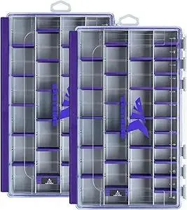 KastKing HyperSeal Waterproof Tackle Box — Royale Family Edition, Waterproof 3600 and 3700 Tackle Trays, Fishing Tackle Box Organizer with Removable Dividers