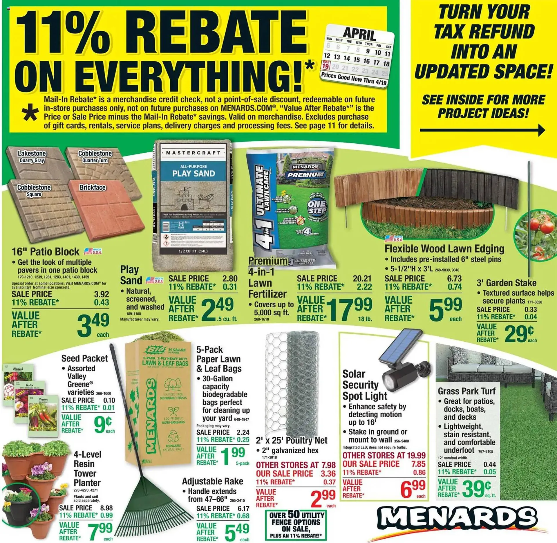 Weekly ad Menards weekly ad from April 8 to April 14 2026 - Page 1