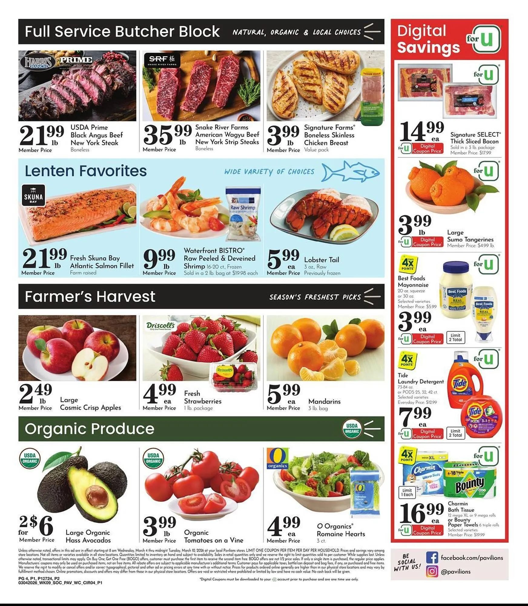 Weekly ad Pavilions weekly ad from March 4 to March 10 2026 - Page 4
