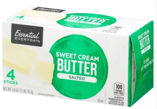 EEDY BUTTER QUARTERS SALTED