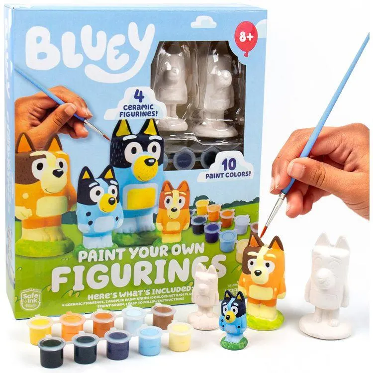 Bluey Paint Your Own Figurines