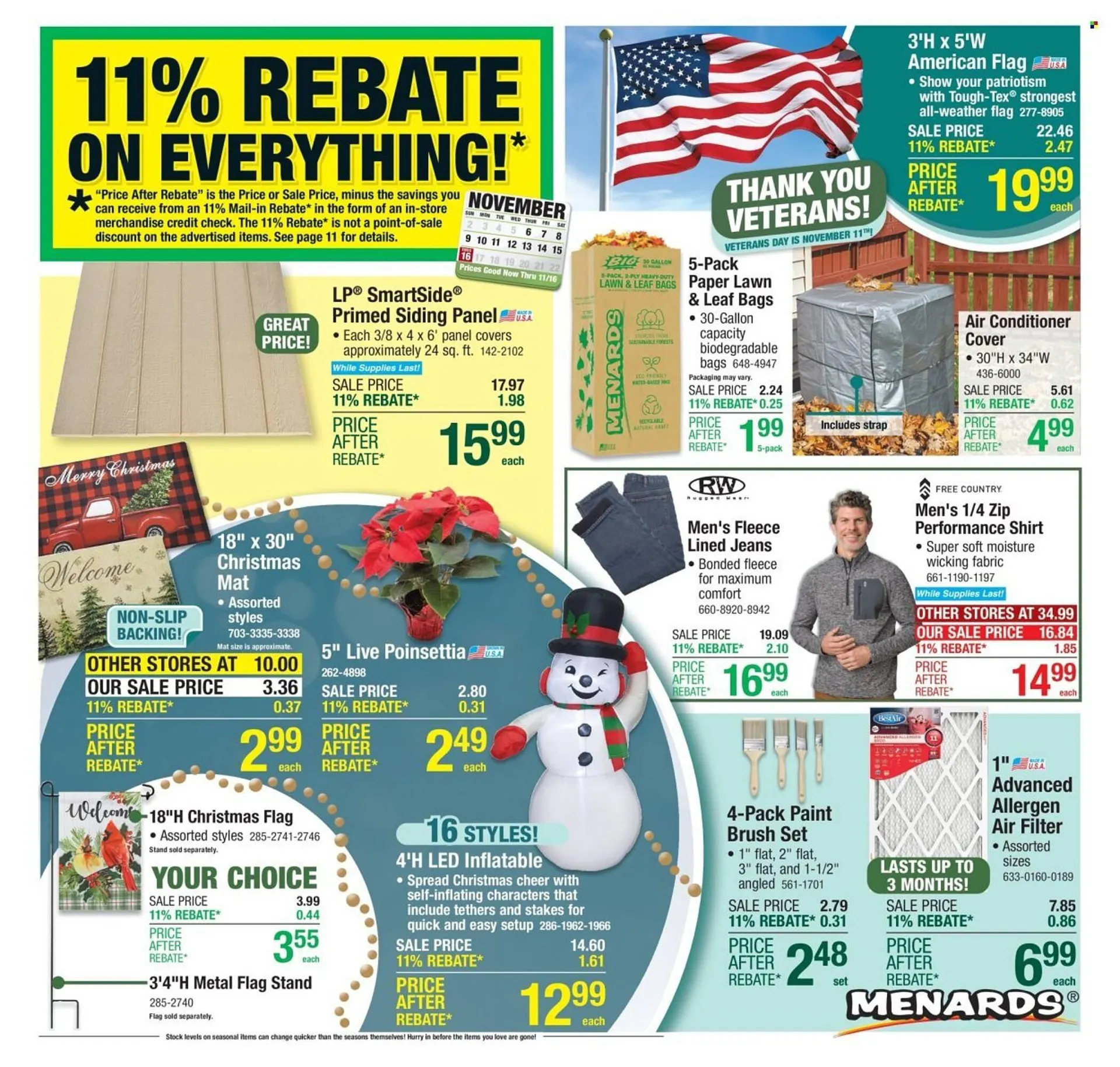 Weekly ad Menards weekly ad from November 6 to November 16 2025 - Page 1