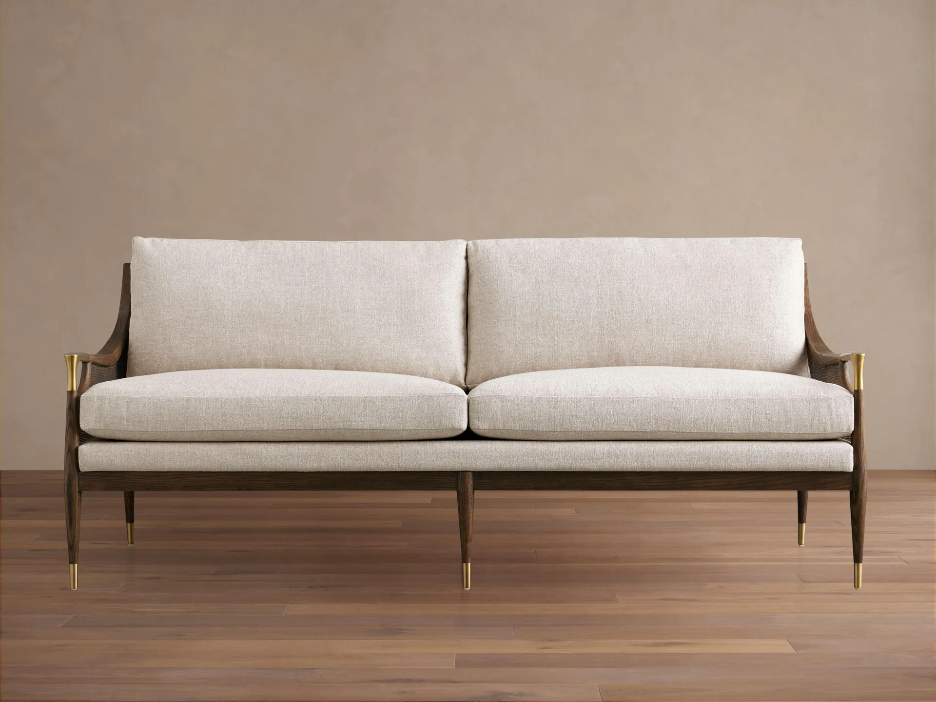 Fisher Cane Back Sofa