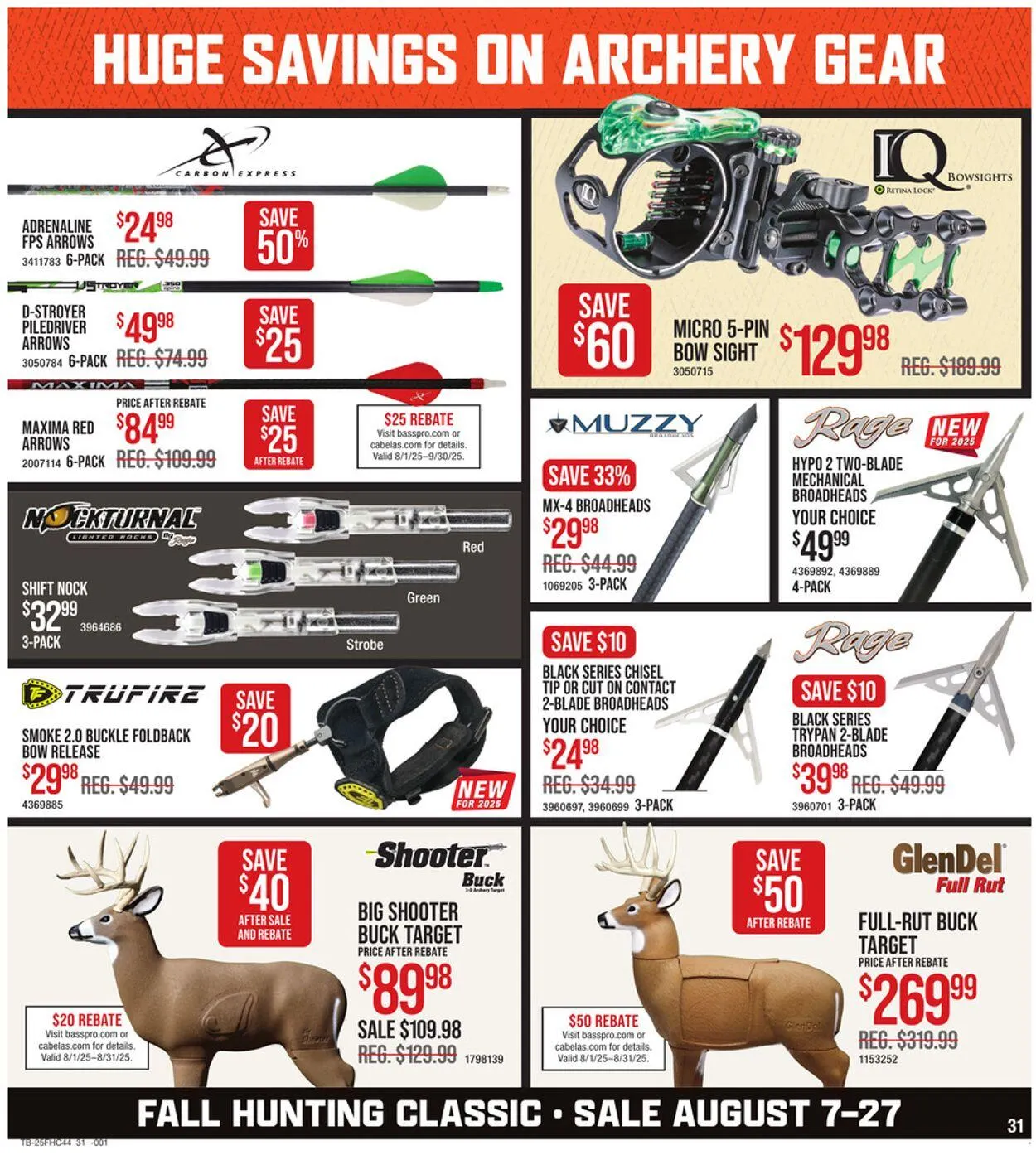 Weekly ad Bass Pro Current weekly ad from August 7 to August 27 2025 - Page 31