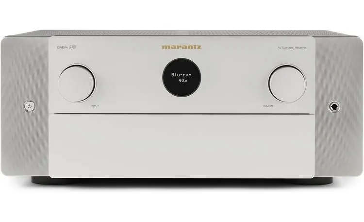 Marantz Cinema 40 9.4-channel home theater receiver with Dolby Atmos®, Bluetooth®, Apple AirPlay® 2, and Amazon Alexa compatibility (Silver Gold)