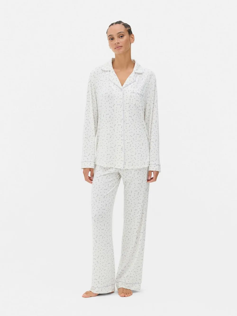 Printed Boyfriend Pyjama Set